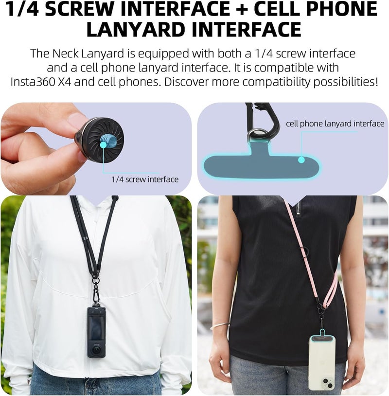 Flymile Pocket 3 Silicone Cover & Lanyard, Protective Case Crossbody Strap for DJI OSMO Pocket 3 Accessories - Image 5